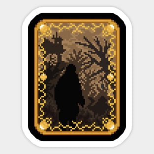 Resident Evil 4 Remake Pixel Art Sticker